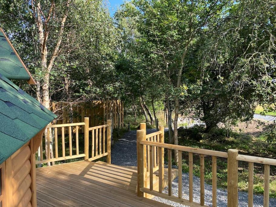 Craigshannoch Luxury 1 Bed Woodland Lodge Hot Tub Kintore Buitenkant foto