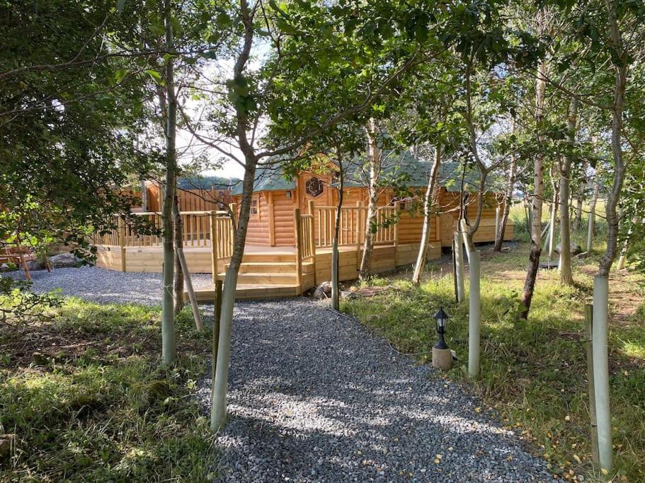 Craigshannoch Luxury 1 Bed Woodland Lodge Hot Tub Kintore Buitenkant foto